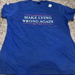 Port and Company Blue Short Sleeve Tee